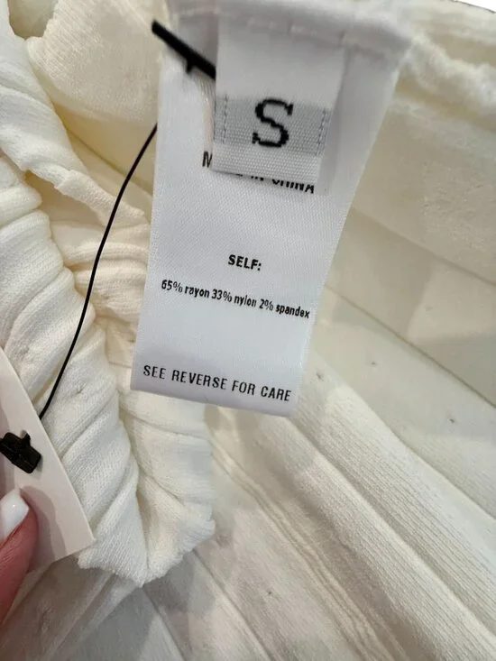 Aknvas Ingrid Midi Dress White NWOT - Size S - Picture 9 of 11